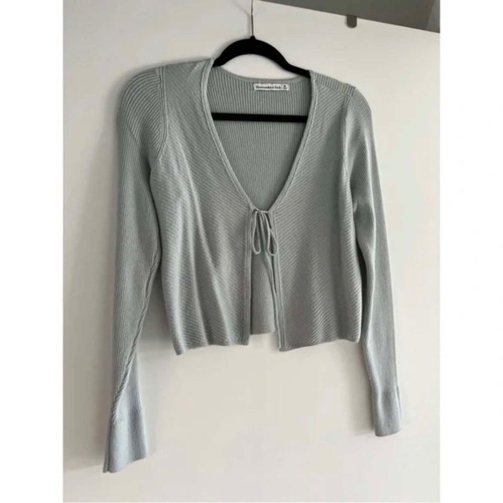 Abercrombie tie front cardigan